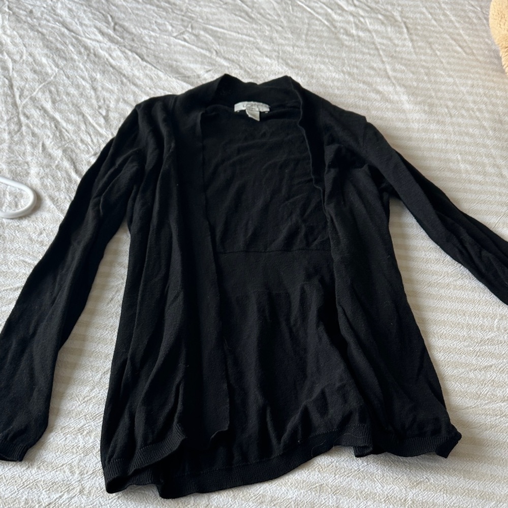 LOFT Black Women's Cardigan Sweater